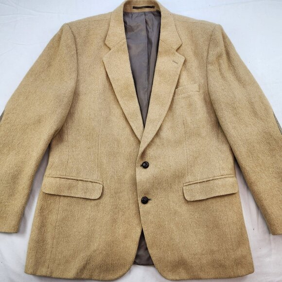 Vintage Camel Hair Blazer Suit Jacket (46 R) - Picture 6 of 11